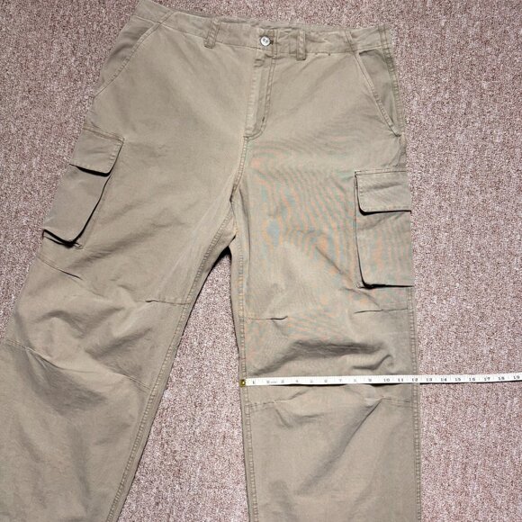 OUR LEGACY Mount Cargo Pants Peafowl Khaki Canvas Mens Size 50 Worn Once EUC - Picture 7 of 14